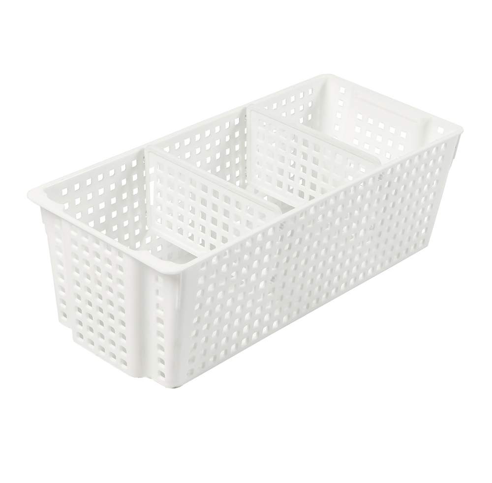 VIOLET Органайзер 452006 Лофт белый д/хранения специй с перегородками 297х130х96мм 