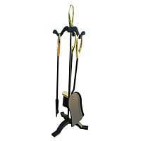 Набор Vortex/2  д/камина 3пр.на подст. 62009