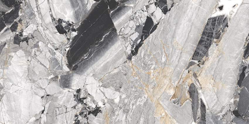 Obsidian  60120OBS55HG  Керамогранит суперполированный 600х1200 (2 шт в уп/50,40  м в пал)