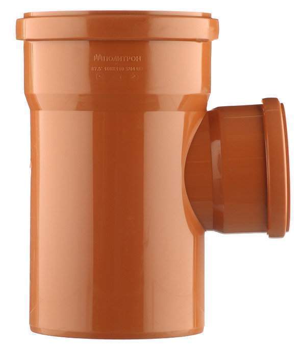 Тройник кан. наружная RTP  200/160/87  пвх  /Рыжая/