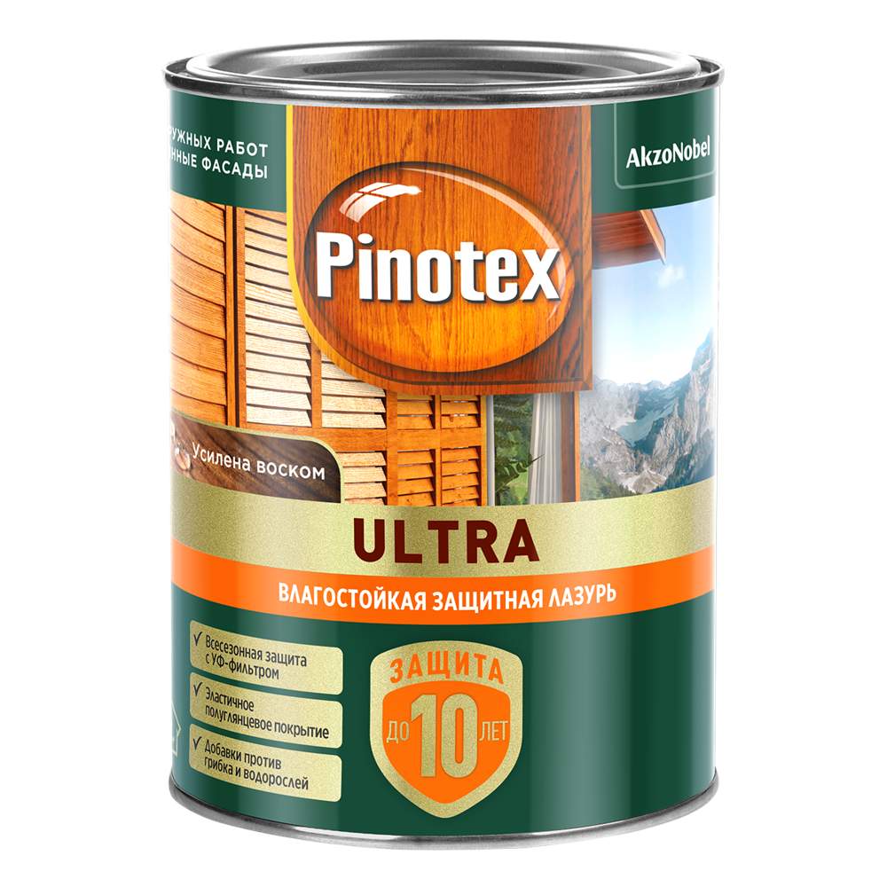 Пропитка Pinotex / Omnitex Ultra  Бесцветный  0,9л