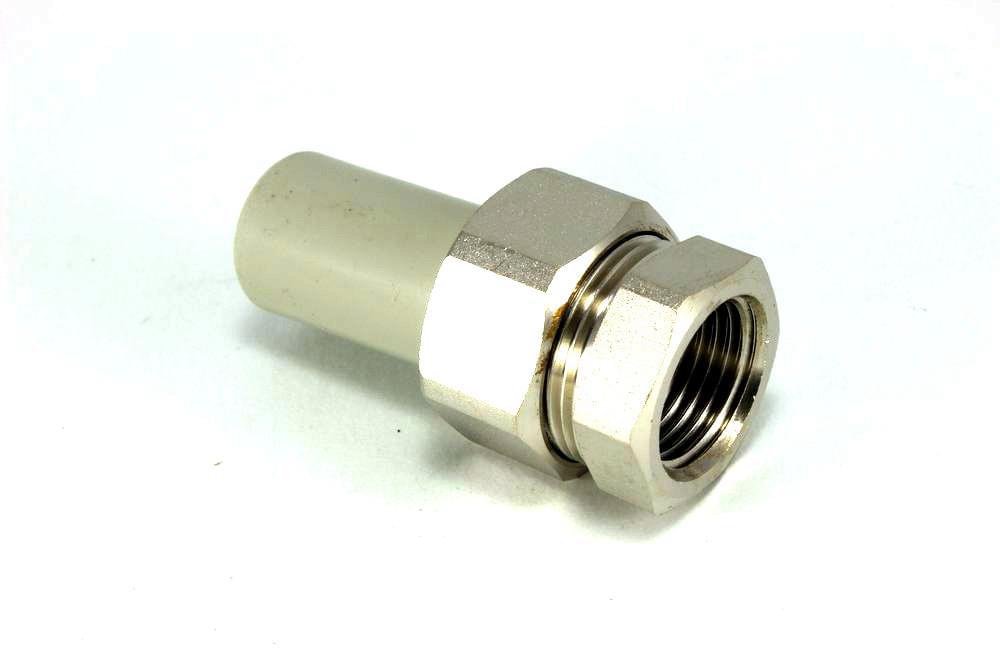 Муфта комб.разъем. под муфту  внутр. 20х1/2  Ekoplastik  SSI02020XX/SSI02020RCT