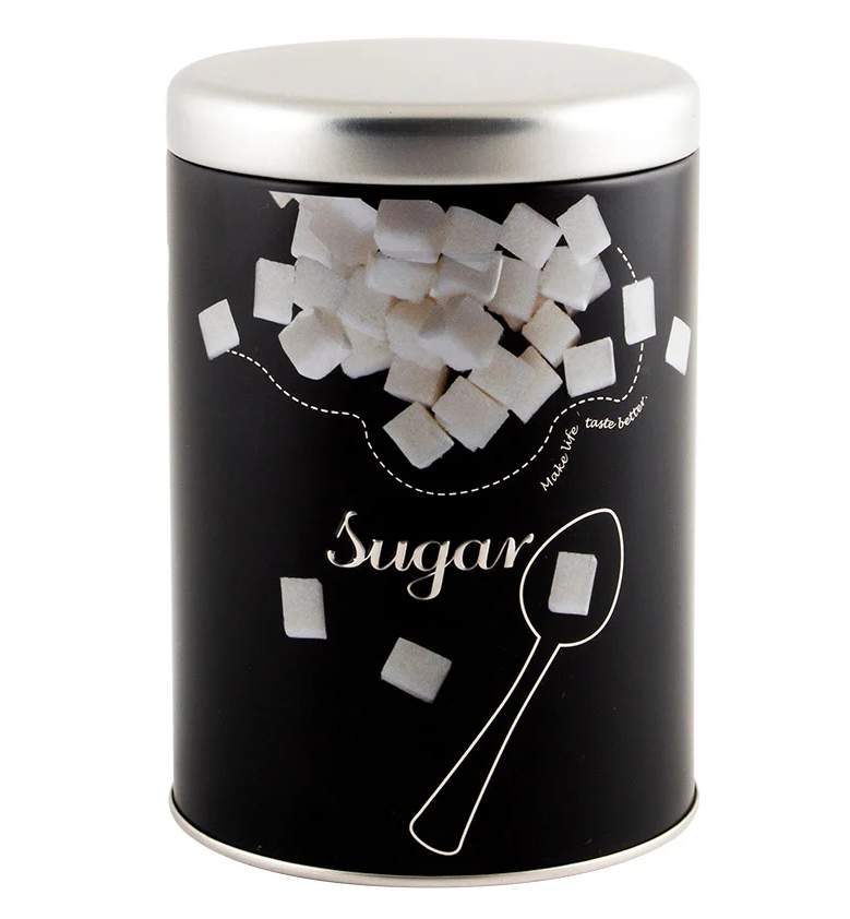 MALLONY Банка 8617 Сахар 0,9л с крышкой 10,5х10,х15см металл