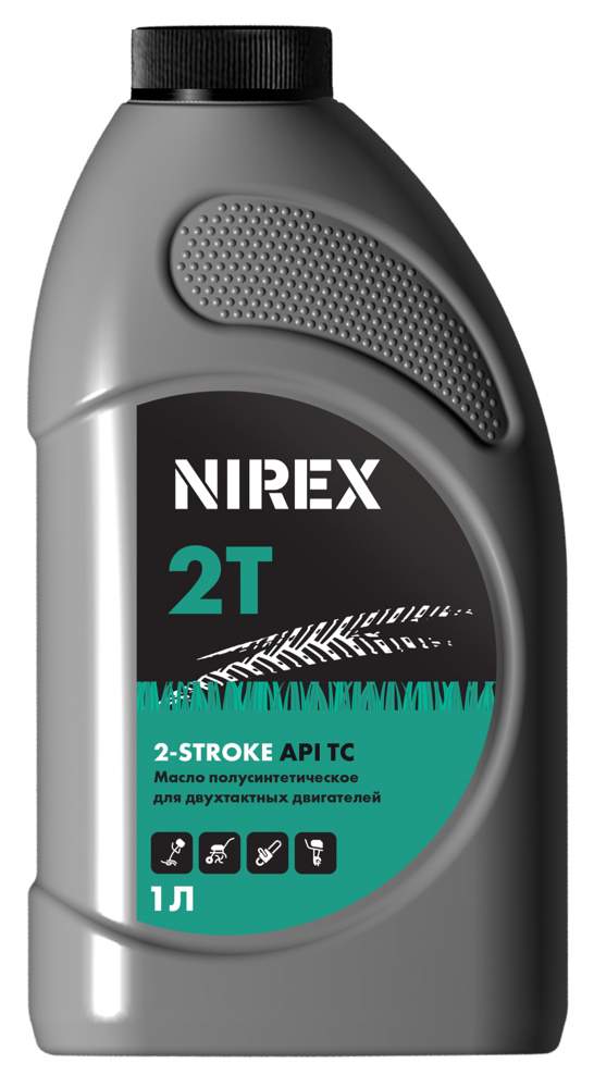 Масло NIREX  2-х тактное полусинтетика API TС 1,0л  32290