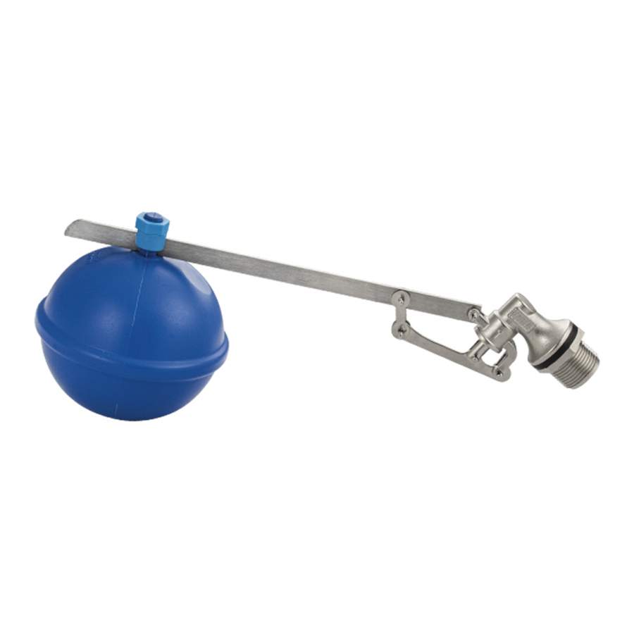 Поплавок д/емкости 3/4" из латуни и нерж. стали с синим поплавком МАК 3135