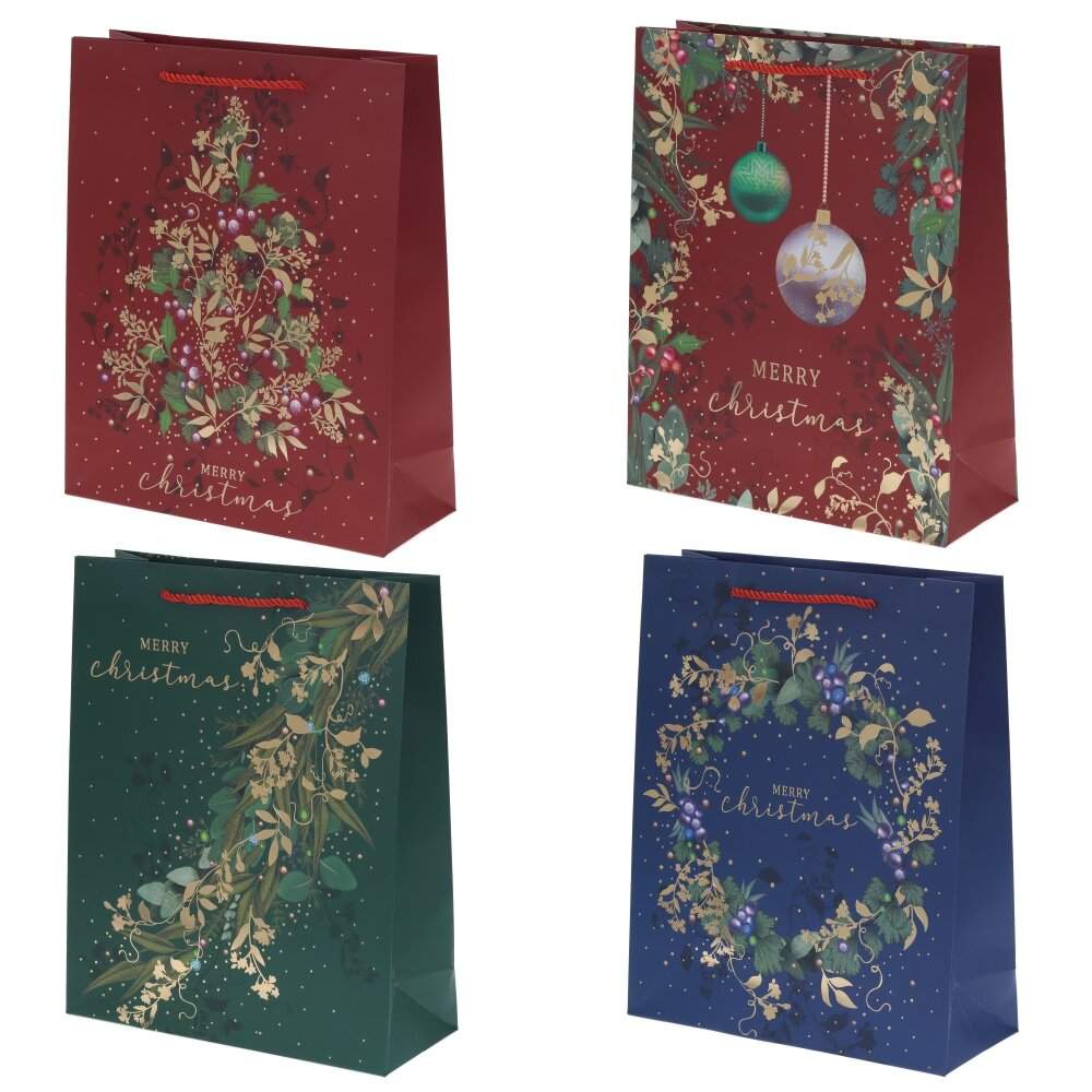 REMECO COLLECTION Пакет подарочный НГ 823498 30х12х39см 4в