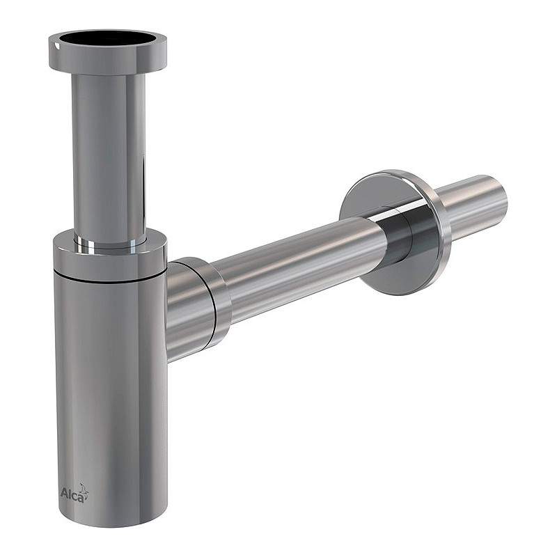 Сифон  A400  д/умывальника d32 цельномет.круглый  Design