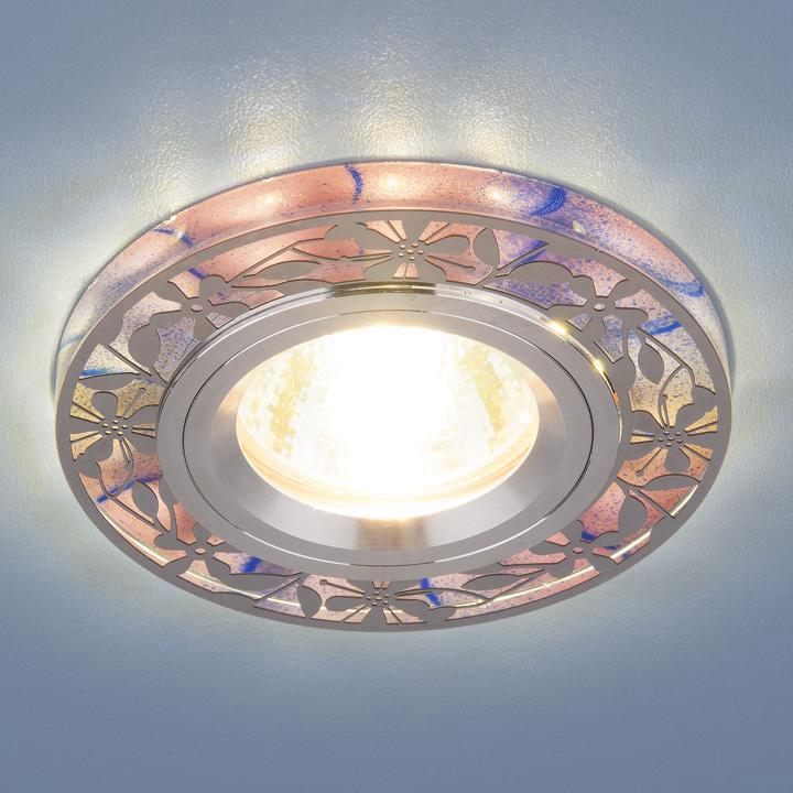 Точечный свет- 8096  MR16  PK розовый