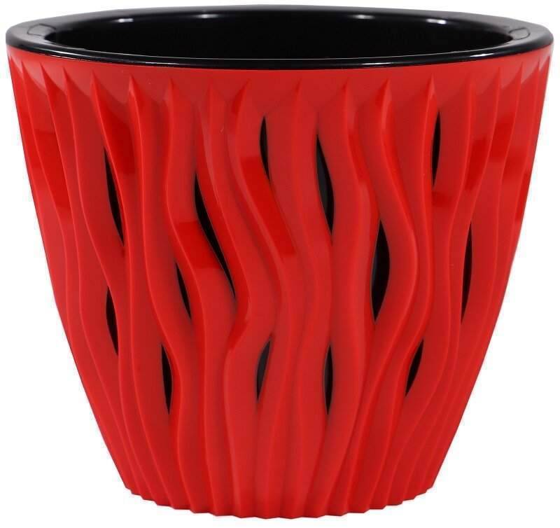 Горшок  Вдохновение 4,5л красный КШ-7924