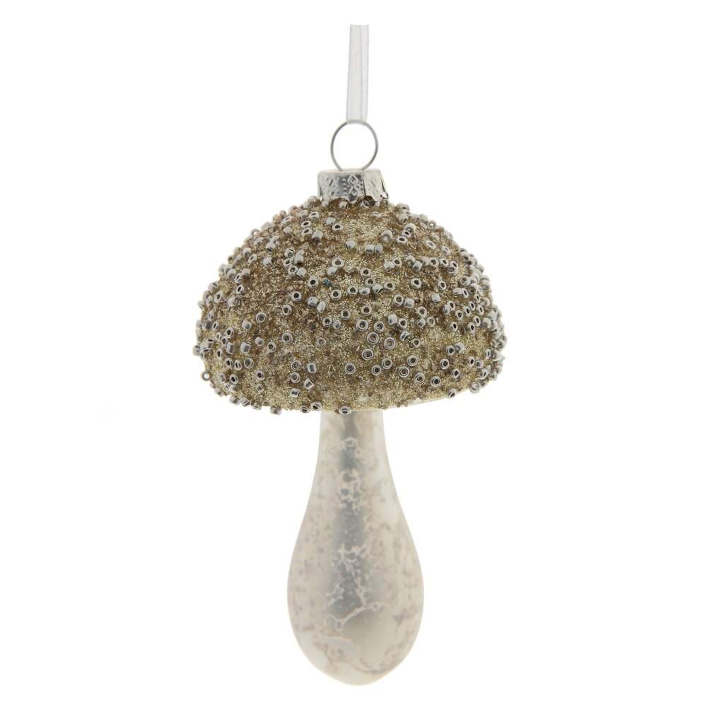 REMECO COLLECTION Игрушка елочная 762730 Гриб 7х7х12см (стекло) 