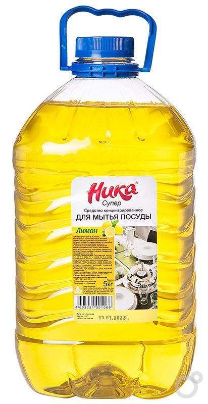 Средство для мытья посуды Ника Супер концентрир. 5л. 13-1875
