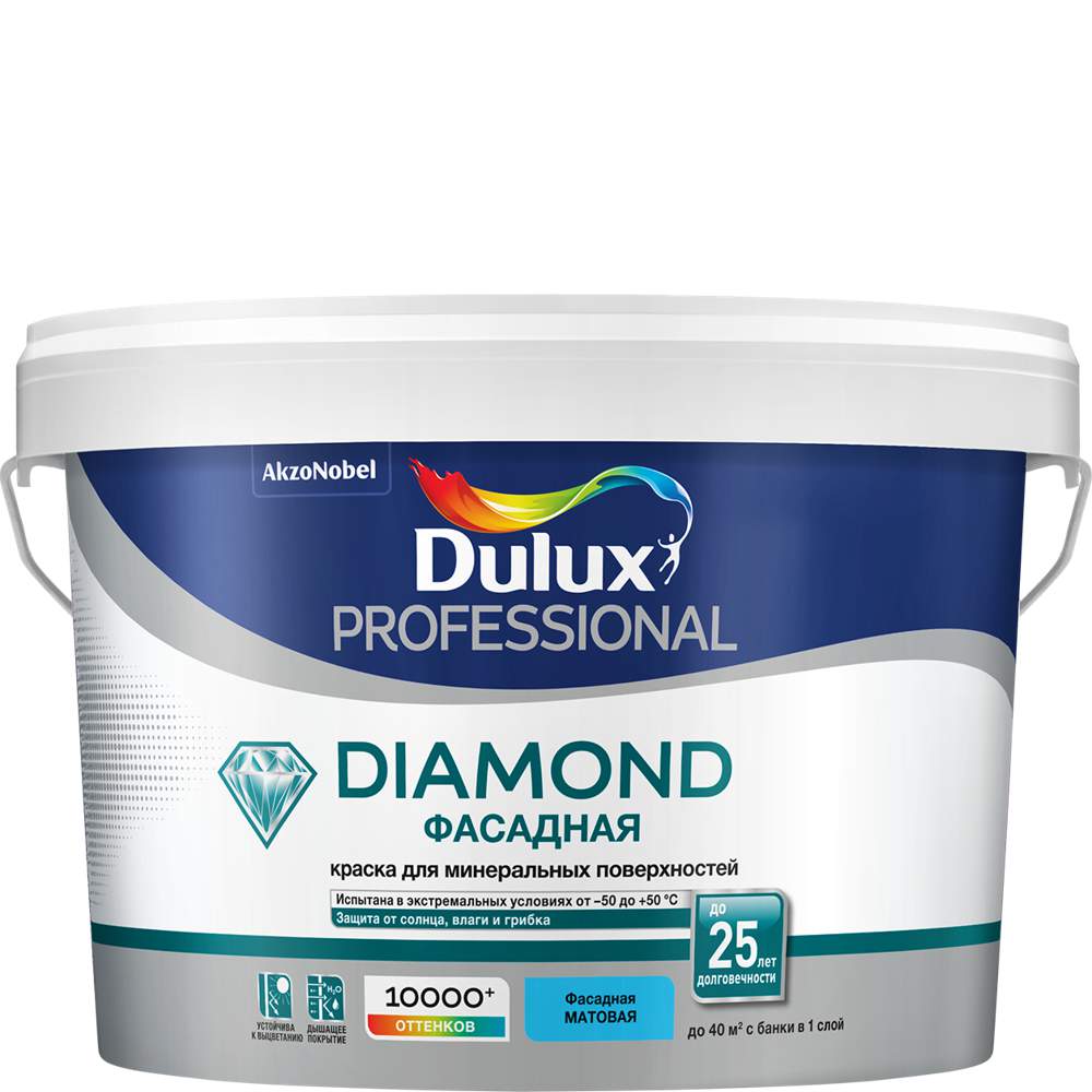 Краска Dulux / Luxium фасадная гладкая BW 2,5л  5183700