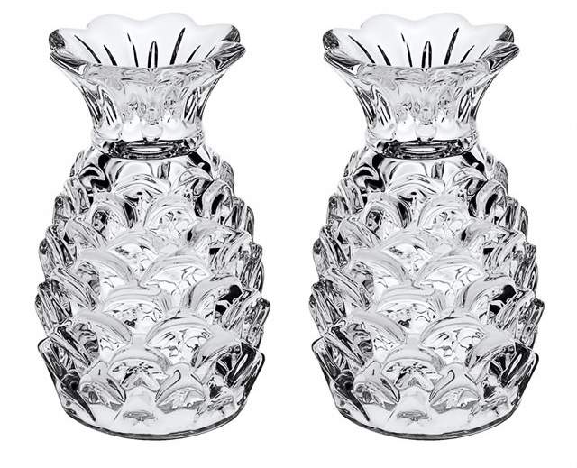 CRYSTAL BOHEMIA Набор д/специй Salt&Pepper Ананас 8,4см 78456/0/33530/084 БПХ494