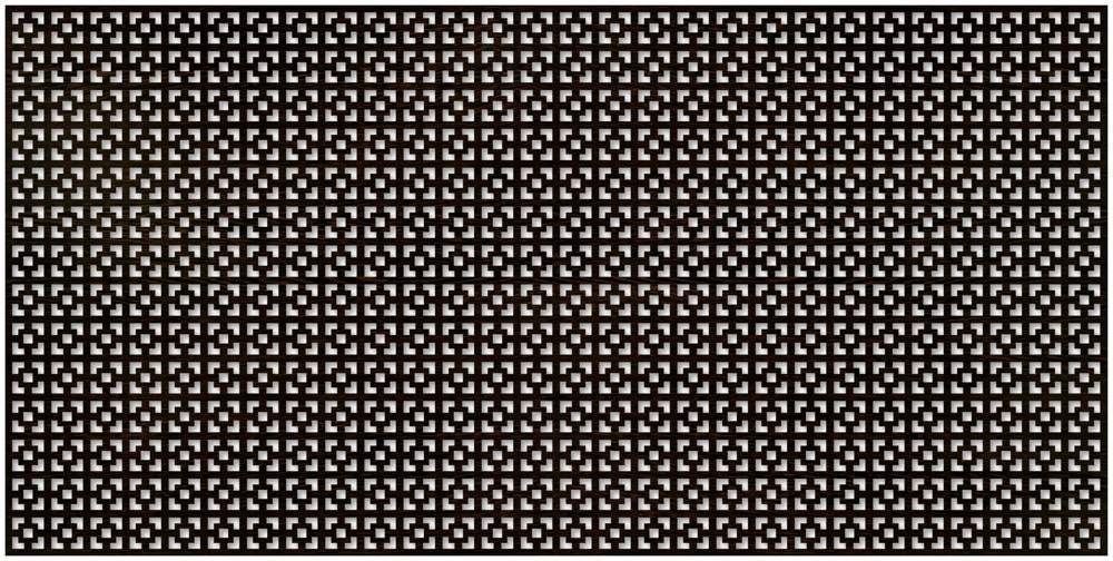 Панель декор. перфорир. без рамки 1112x512мм Stella Дамаско венге