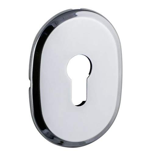 Декоративная накладка ESC 473 CP Хром под цилиндр 