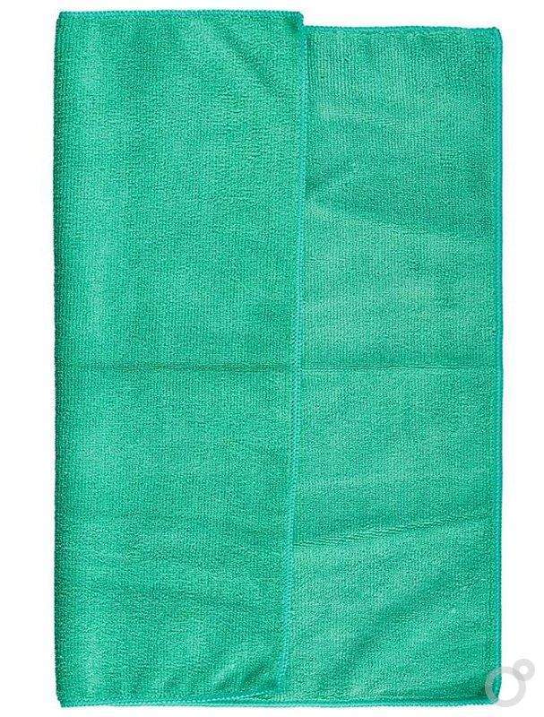 Салфетка из микрофибры  зеленая*130  40х40см 31-3776