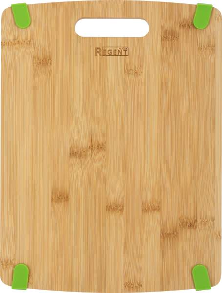 REGENT INOX Linea Bamboo Доска разделочная 93-BM-4-02.2 бамбук/силикон 33х25х1,5см 