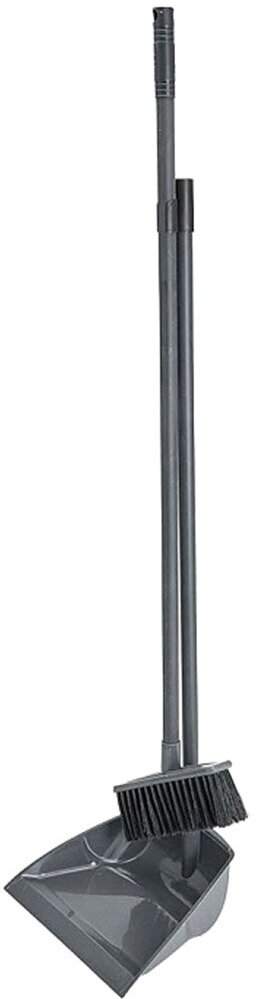 Набор квадр.  серый (совок+щетка)  336027/221212835/01