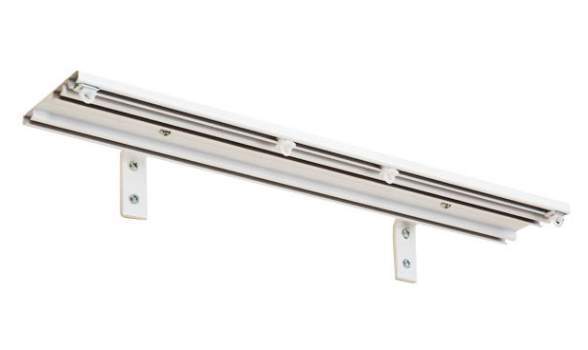 GLIDE БЕЛЫЙ Карниз профильный CT-3 трехрядный  в сборе 3,5м