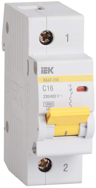 Авт.вык-ль ИЭК ВА47-100  1Р  80А  MVA40-1-080-C