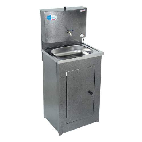 Умывальник (бак антикороз.с ЭВН+мойка пласт.) серебро  435502