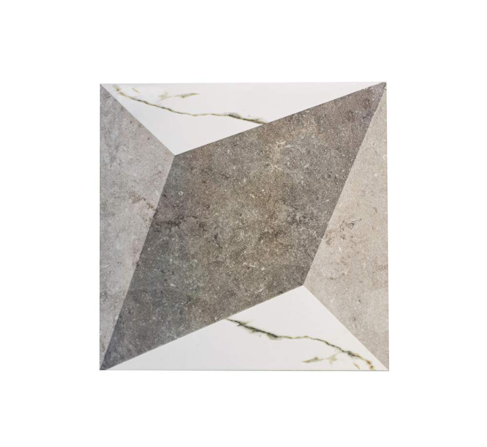 Керамогранит  Floor Tiles-PGVT  2114 / Carrara Rombo  Decor 600х600 48,96/1,44/4 (вывод)