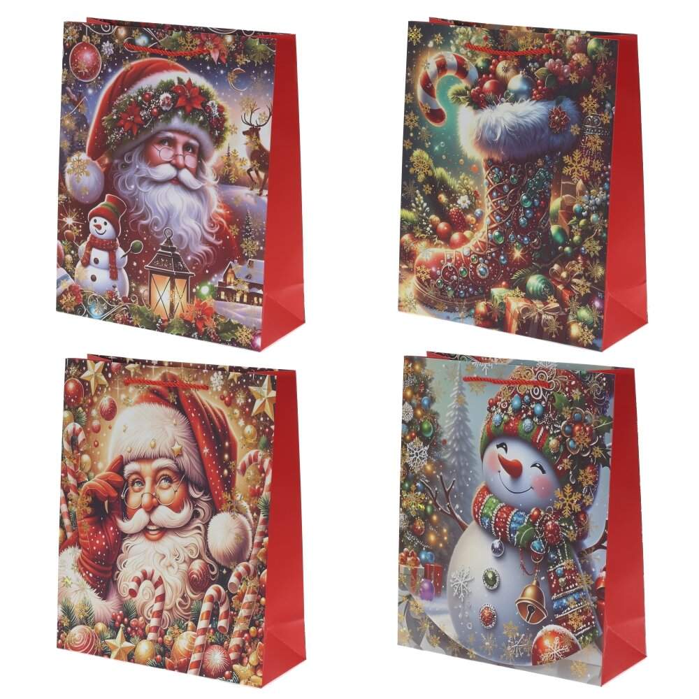 REMECO COLLECTION Пакет подарочный НГ 823491 26х10х32см 4в