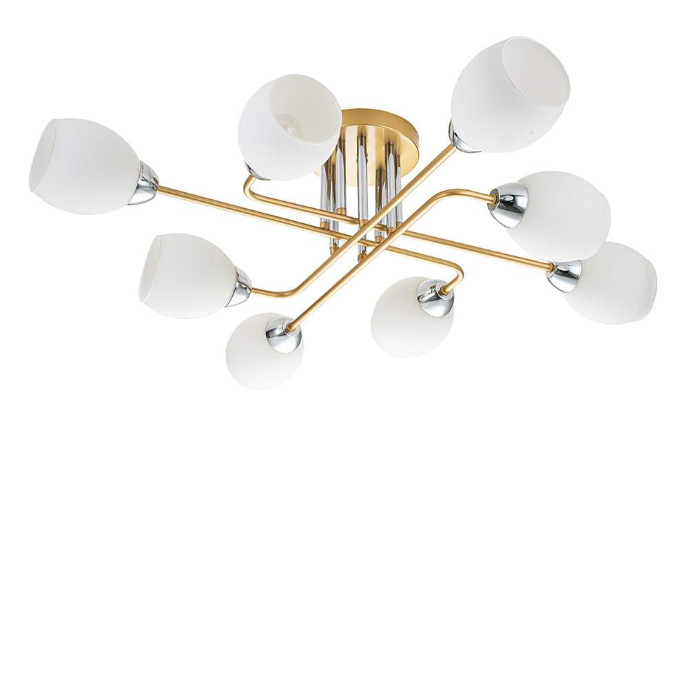 Св-к на штанге Escada 1132/8P E27*60W Gold