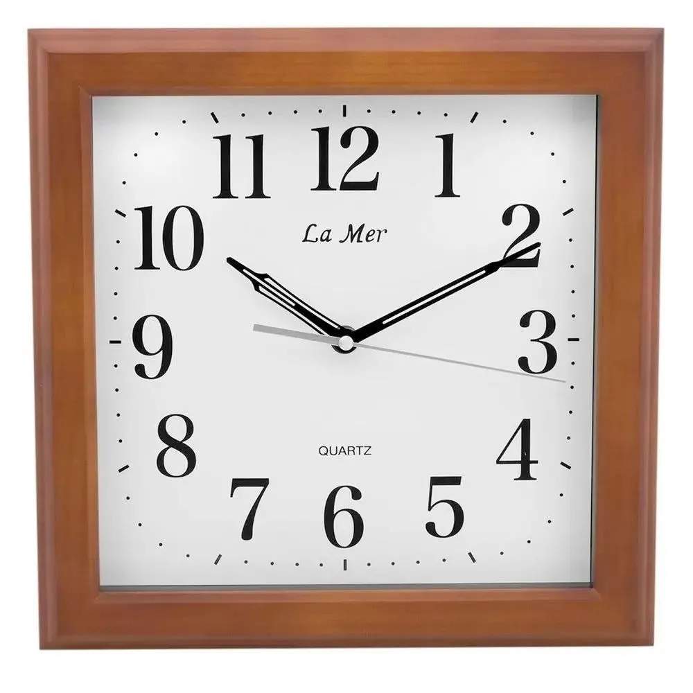 LA MER Часы GL232 320x320x50мм плавный ход МДФ
