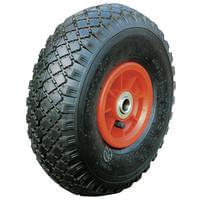 Колесо пневмо Скорпион 1-кол. тачка (ось 16мм по центру)