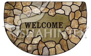 Коврик резиновый SHAHINTEX  флокир. 60*90  SH F023