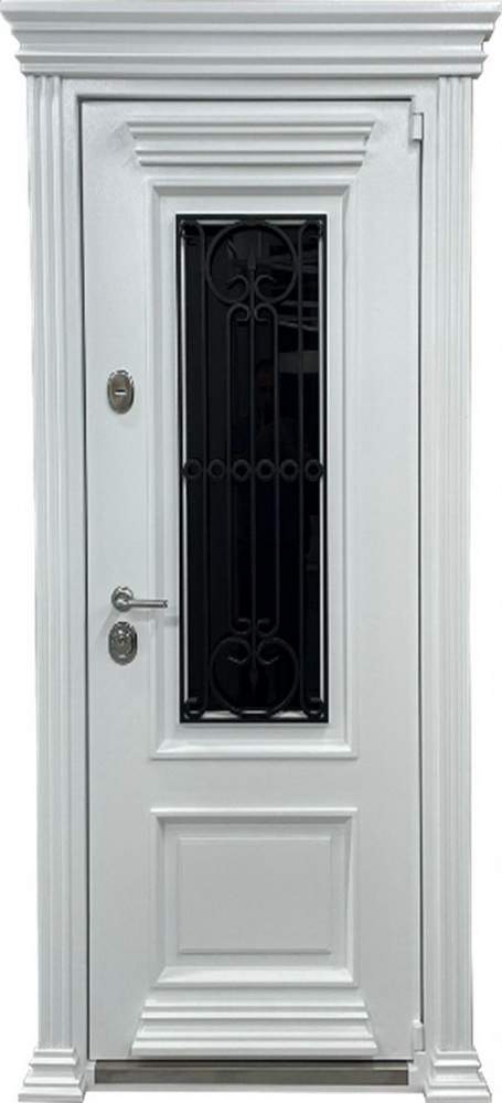 Дверь мет. Империал Glass  860*2050 Правая