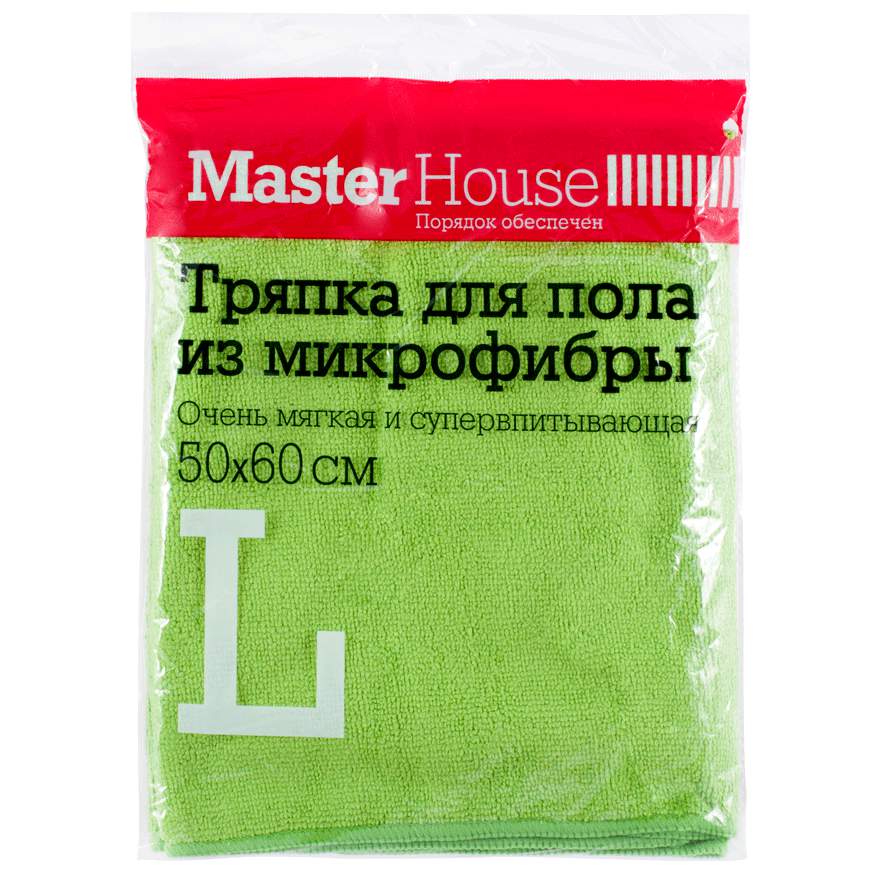 MASTERHOUSE Тряпка д/пола 60176 супервпит. микрофибра 50*60см MT02L