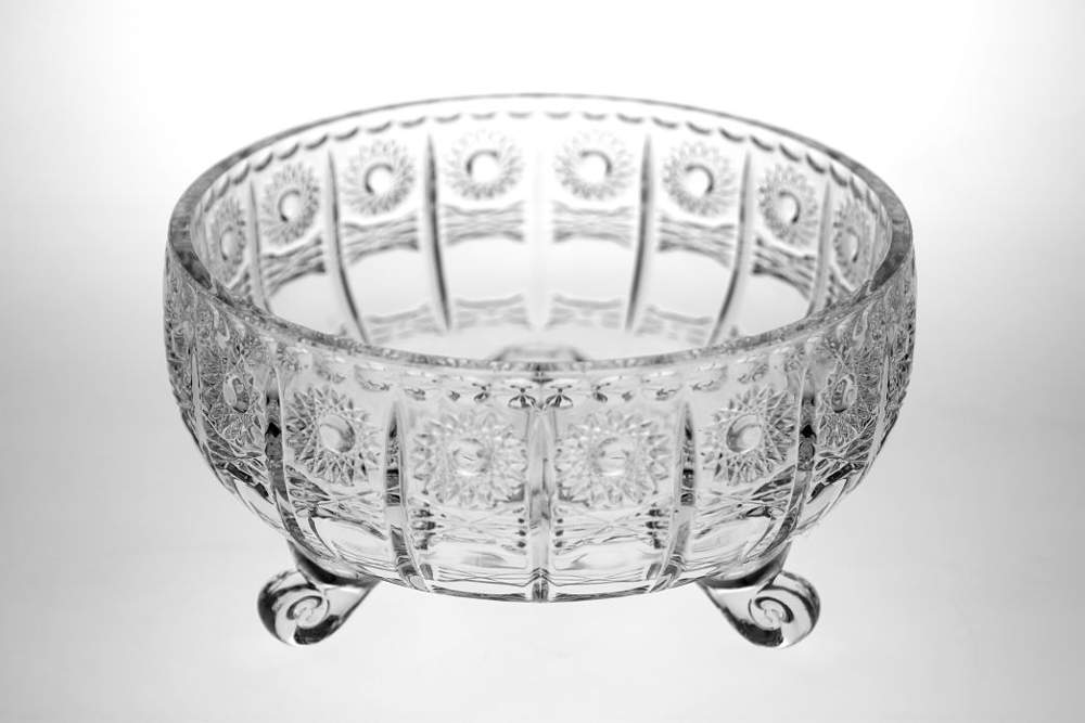 CRYSTAL BOHEMIA Салатник 500PK 25см на ножках 62022/0/57030/250 БПХ387