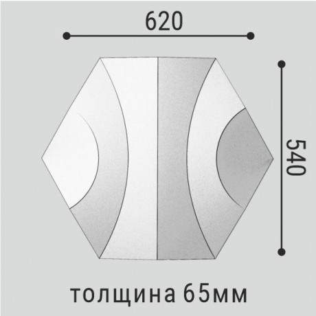 Панель стеновая XPS BD 18 620*540/3