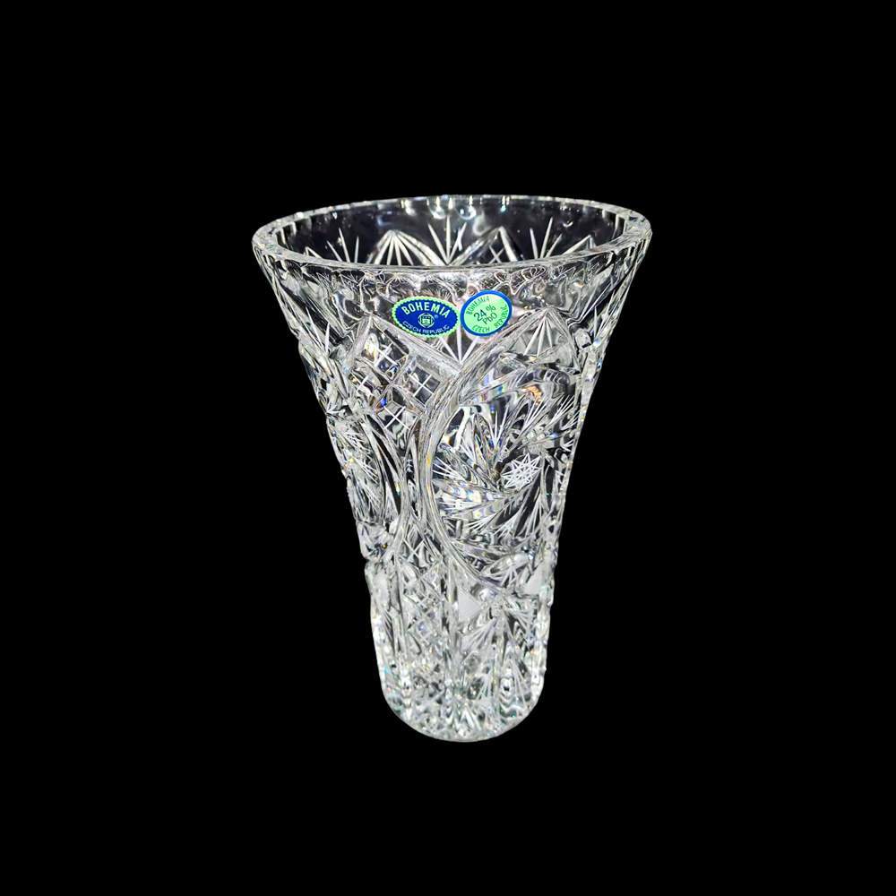CRYSTAL BOHEMIA Ваза 23см матовая дошлифовка БПХ1078