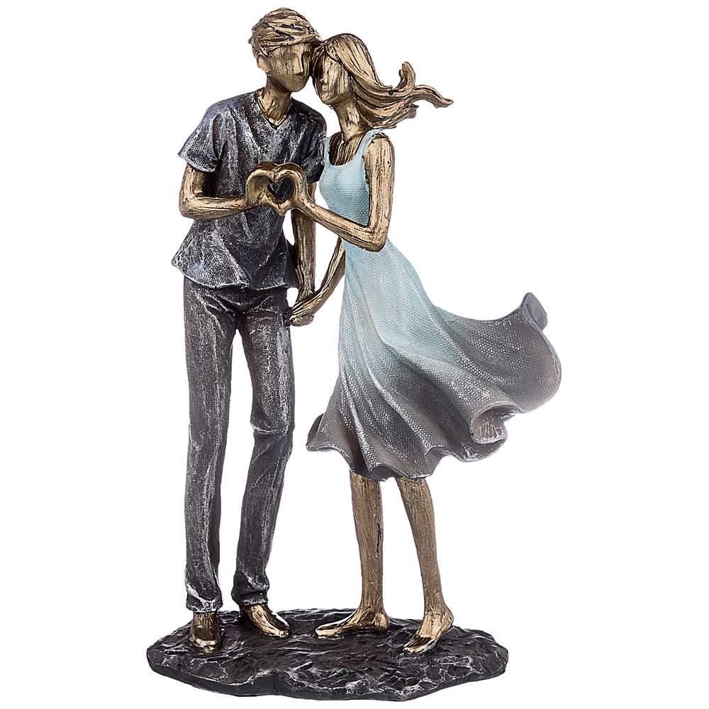 LEFARD Статуэтка 162-622 Влюбленные,коллекция Фьюжн 15,5х7,5х24,5см