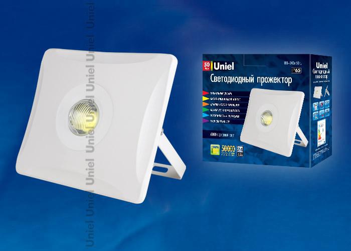 Прожектор Uniel  ULF-F11-50W/DW IP65 180-240В WHITE  UL-00000391