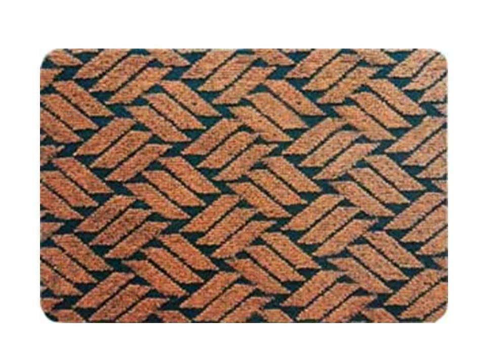 Коврик Fusion 40х60 коричневый/бежевый SUNSTEP