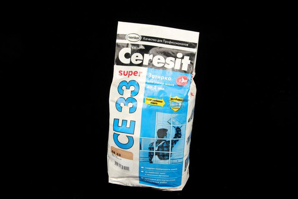 Затирка Ceresit CE33 S №47 сиена  2-5мм (2кг) 1039052