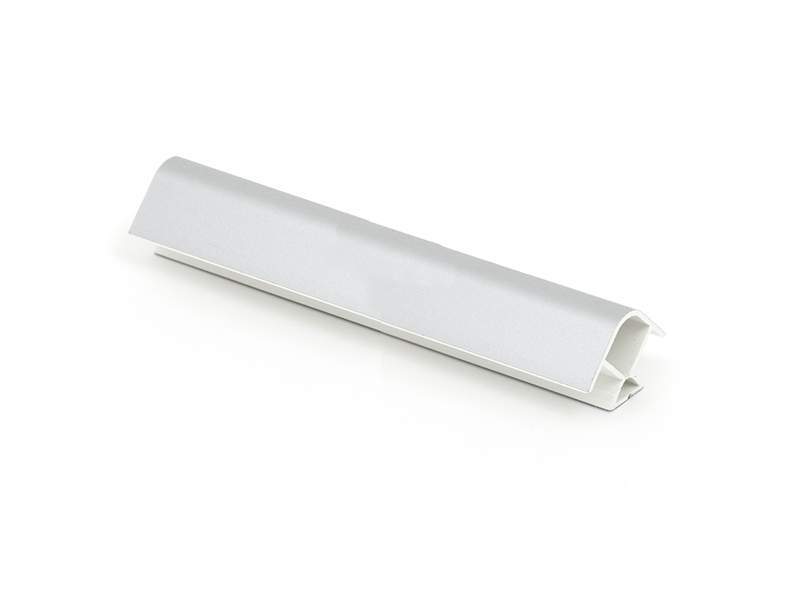 Угловое соединение 90* 150мм Алюминий гладкий