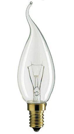 Лампа накал. PHILIPS Deko BXS35 40W E14 CL  (миньон) 175809