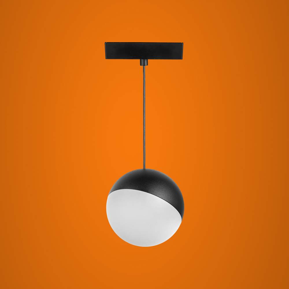 Светильник iSvet MGN-ILT-101-2-4 магнитный черный подвесной шар 100W