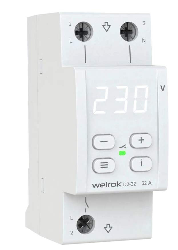 Реле напряжения RBUZ welrok D2-32