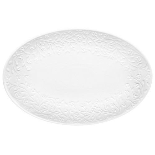 ELAN GALLERY Веточки-цветочки Блюдо 630074 овальное 31х20,5х2,5см