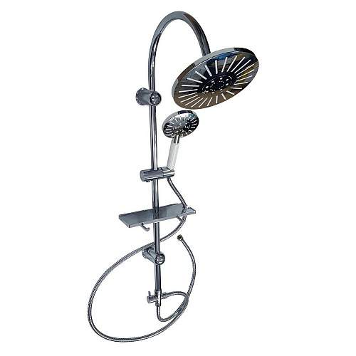 Стойка душ.Тропический душ с 2 лейками 3061