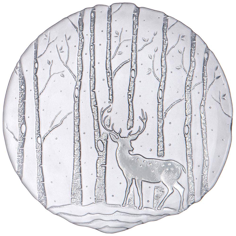 BRONCO Winter Story Grey Тарелка 336-219 d21см 