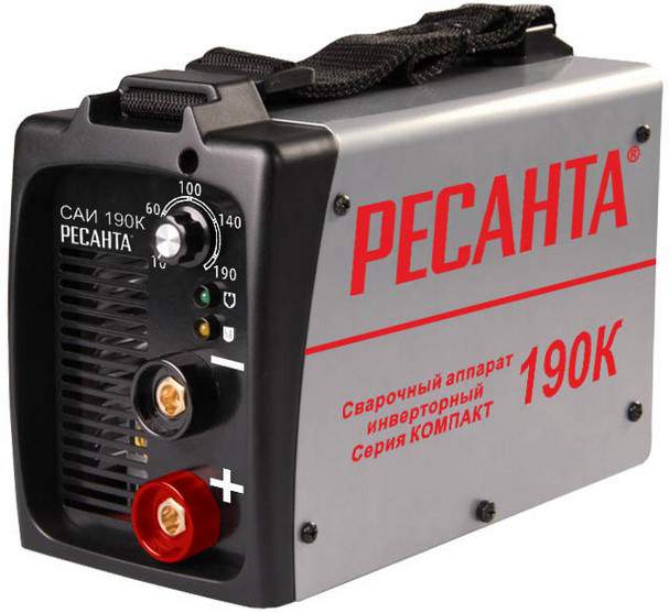 Сварочный аппарат инверт. РЕСАНТА САИ 190К  компакт