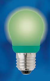 Лампа Юниел  G45-9/GREEN/E27