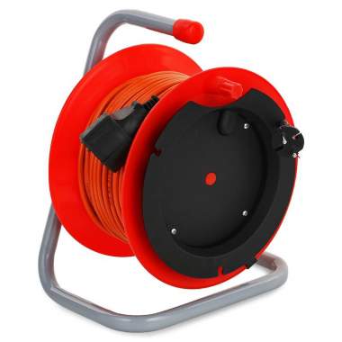 Удлинитель сил. на кат. LUX  К1-E-40  ПВС 3х0,75  40м  22140 вын. роз. с з/к